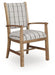 Ridgester - Dining Upholstered Arm Chair (Set of 2) - Light Brown – Chair Sets by Benchcraft® at Furniture Wholesale Plus , Nashville furniture store