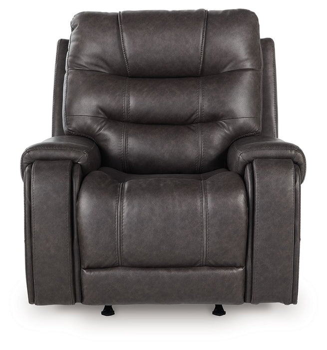 Femley - Rocker Recliner - Smoke – Rocker Chairs by Signature Design by Ashley® at Furniture Wholesale Plus , Nashville furniture store