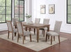Riverdale - Dining Set With Taped Legs Table – 5 Piece Dining Room Sets by Steve Silver Furniture at Furniture Wholesale Plus , Nashville furniture store