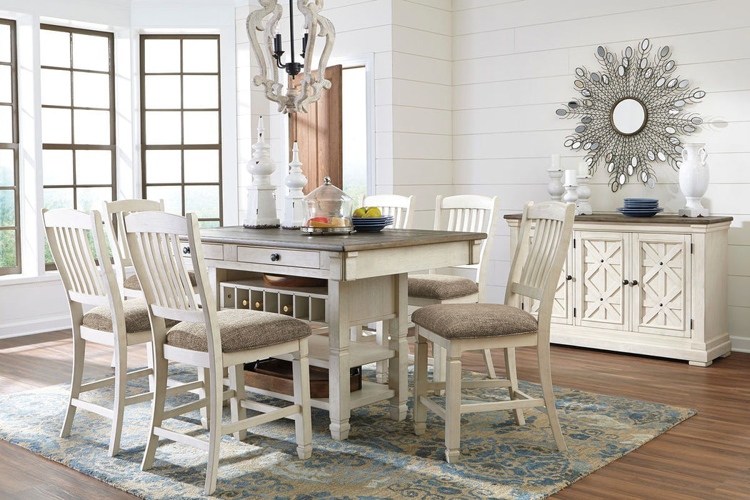 Bolanburg - Rectangular Counter Table Set - Premium 5 Piece Dining Room Sets from Signature Design by Ashley® - Just $1338! Shop now at Furniture Wholesale Plus  We are the best furniture store in Nashville, Hendersonville, Goodlettsville, Madison, Antioch, Mount Juliet, Lebanon, Gallatin, Springfield, Murfreesboro, Franklin, Brentwood