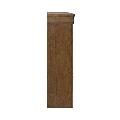 Carolina Park - Credenza Hutch - Amber Brown – Hutches by Liberty Furniture at Furniture Wholesale Plus , Nashville furniture store