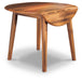 Berringer - Round DRM Drop Leaf Table - Rustic Brown – Dining Tables by Ashley® at Furniture Wholesale Plus , Nashville furniture store