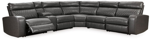 Samperstone - Power Reclining Sectional – Reclining Sectionals by Signature Design by Ashley® at Furniture Wholesale Plus , Nashville furniture store