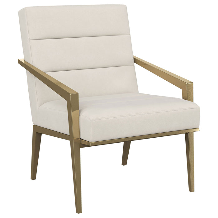Kirra - Upholstered Metal Arm Accent Chair - Premium Accent Chairs from Coaster Fine Furniture - Just $459! Shop now at Furniture Wholesale Plus  We are the best furniture store in Nashville, Hendersonville, Goodlettsville, Madison, Antioch, Mount Juliet, Lebanon, Gallatin, Springfield, Murfreesboro, Franklin, Brentwood
