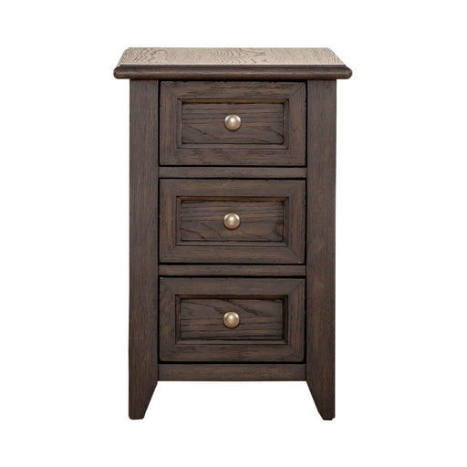 Mill Creek - Chair Side Table - Peppercorn – Chair Side Tables by Liberty Furniture at Furniture Wholesale Plus , Nashville furniture store