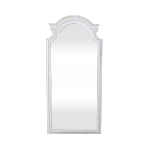 Magnolia Manor - Floor Mirror - Antique White – Floor Mirrors by Liberty Furniture at Furniture Wholesale Plus , Nashville furniture store