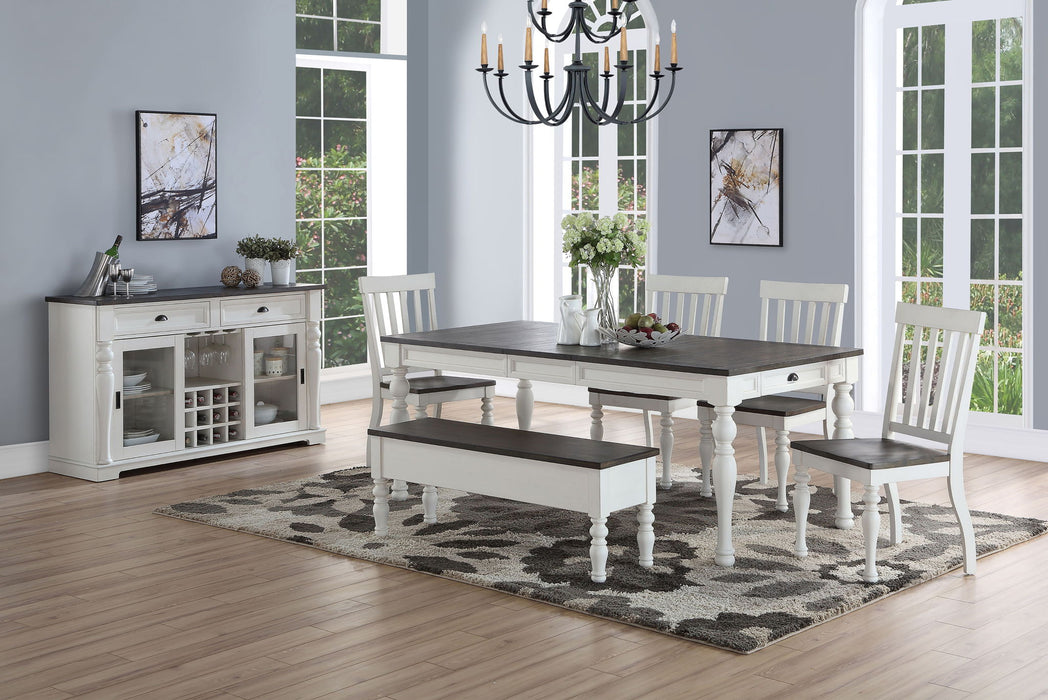 Joanna - Dining Set - Premium 6 Piece Dining Room Sets from Steve Silver Furniture - Just $969! Shop now at Furniture Wholesale Plus  We are the best furniture store in Nashville, Hendersonville, Goodlettsville, Madison, Antioch, Mount Juliet, Lebanon, Gallatin, Springfield, Murfreesboro, Franklin, Brentwood