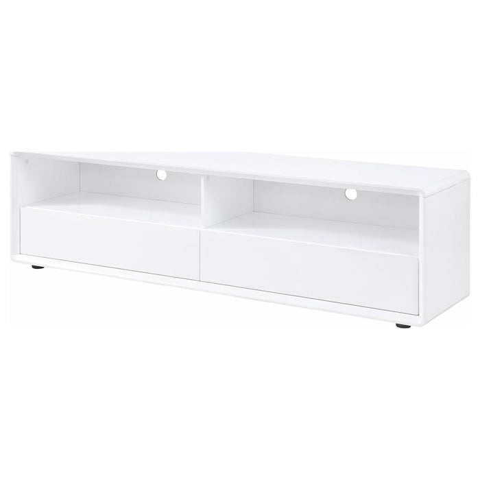 Ellice - TV Stand Media Console - White - Premium TV Stands from Coaster Fine Furniture - Just $429! Shop now at Furniture Wholesale Plus  We are the best furniture store in Nashville, Hendersonville, Goodlettsville, Madison, Antioch, Mount Juliet, Lebanon, Gallatin, Springfield, Murfreesboro, Franklin, Brentwood