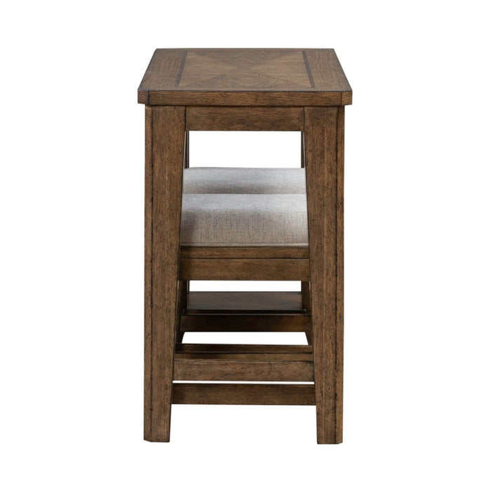 Carolina Park - 3 Piece Console Set - Amber Brown – 3 Piece Living Room Sets by Liberty Furniture at Furniture Wholesale Plus , Nashville furniture store