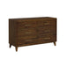 Malia - 6-Drawer Dresser - Walnut – Dressers by Elements International at Furniture Wholesale Plus , Nashville furniture store