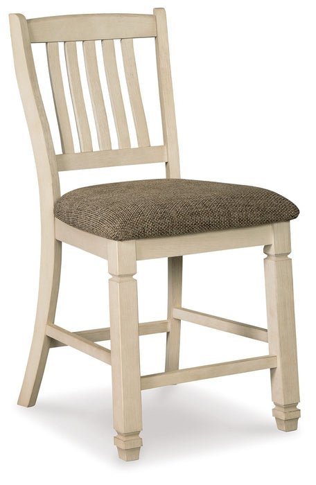 Bolanburg - Upholstered Barstool (Set of 2) - Beige – Stool Sets by Signature Design by Ashley® at Furniture Wholesale Plus , Nashville furniture store