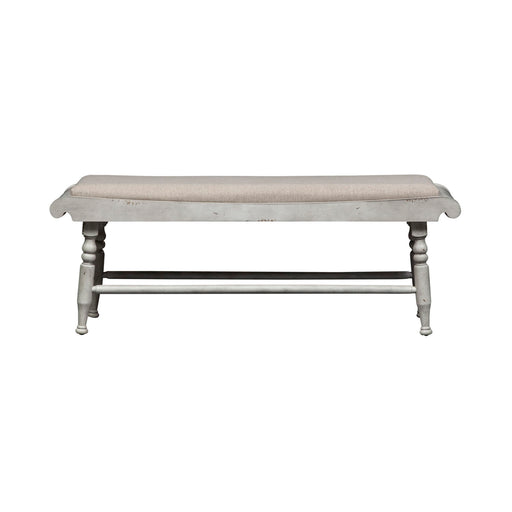 Whitney - Bench - Antique Linen / Weathered Gray – Upholstered Benches by Liberty Furniture at Furniture Wholesale Plus , Nashville furniture store