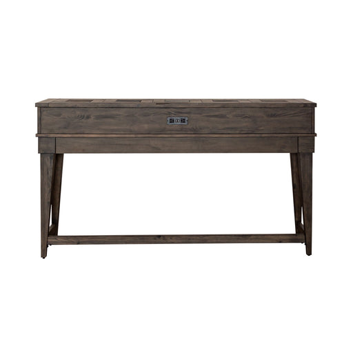 Arrowcreek - Console Bar Table - Weathered Stone – Console Tables by Liberty Furniture at Furniture Wholesale Plus , Nashville furniture store