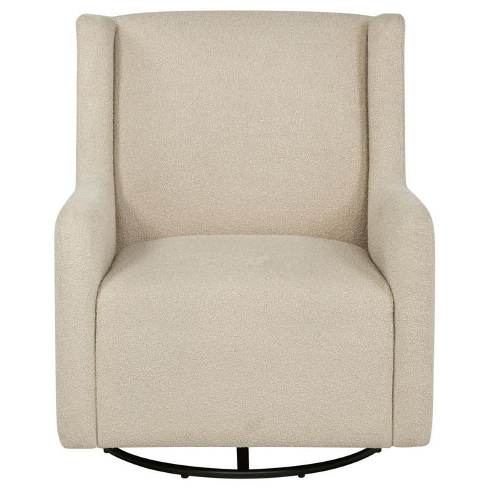 Serra - Boucle Upholstered Swivel Glider Recliner - Premium Swivel Glider Chairs from Coaster Fine Furniture - Just $549! Shop now at Furniture Wholesale Plus  We are the best furniture store in Nashville, Hendersonville, Goodlettsville, Madison, Antioch, Mount Juliet, Lebanon, Gallatin, Springfield, Murfreesboro, Franklin, Brentwood