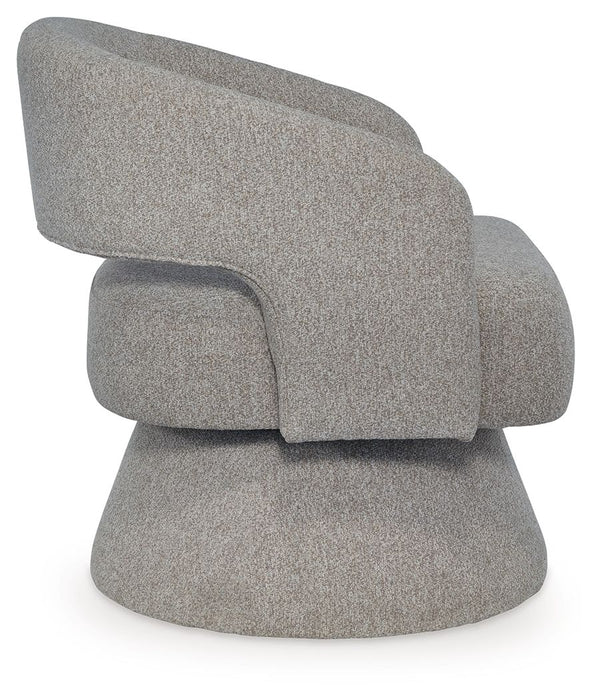 Nashkins - Swivel Accent Chair - Pebble – Swivel Chairs by Signature Design by Ashley® at Furniture Wholesale Plus , Nashville furniture store