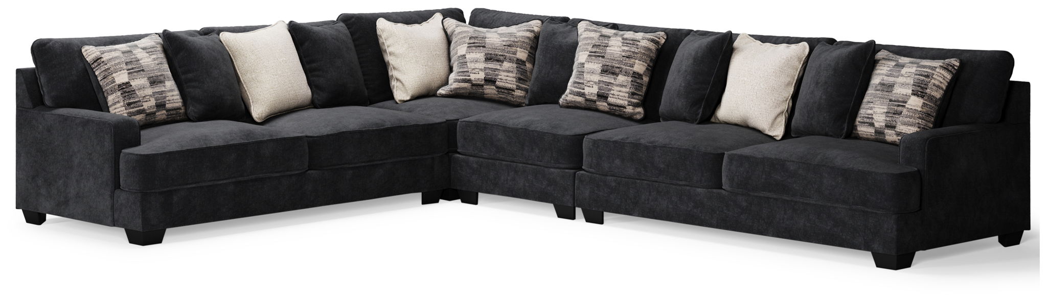 Lavernett - Sectional – Stationary Sectionals by Signature Design by Ashley® at Furniture Wholesale Plus , Nashville furniture store