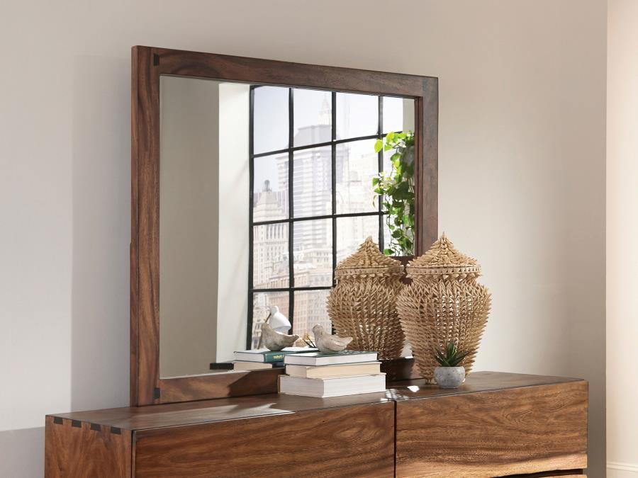 Winslow - Dresser Mirror - Smokey Walnut – Mirrors by CoasterElevations at Furniture Wholesale Plus , Nashville furniture store