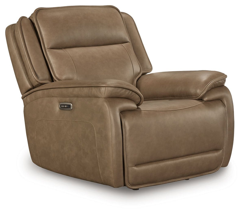 Glencroft - Power Recliner / Adjustable Headrest - Sahara – Reclining Chairs by Signature Design by Ashley® at Furniture Wholesale Plus , Nashville furniture store