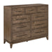 Shaker Lakes - 9 Drawer Chesser - Harvest Brown – Dressers by Liberty Furniture at Furniture Wholesale Plus , Nashville furniture store