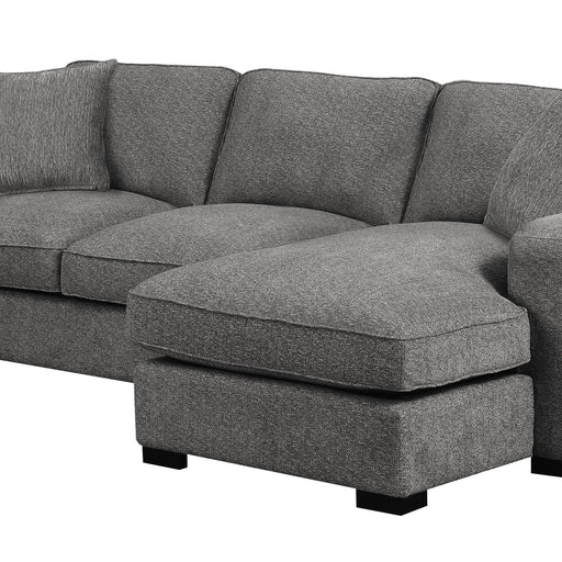 Repose - Right Chofa - Dark Gray - Premium Stationary Sectionals from Emerald Home - Just $1489! Shop now at Furniture Wholesale Plus  We are the best furniture store in Nashville, Hendersonville, Goodlettsville, Madison, Antioch, Mount Juliet, Lebanon, Gallatin, Springfield, Murfreesboro, Franklin, Brentwood