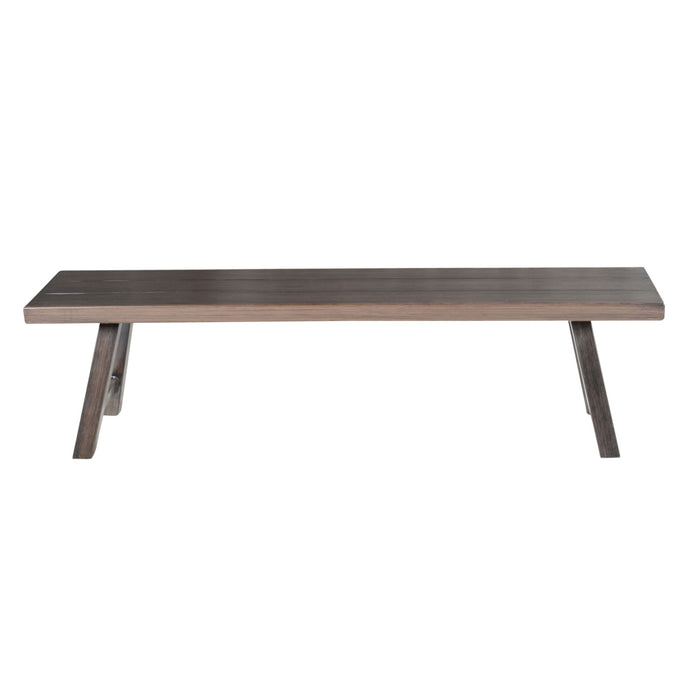 Marina - Patio Backless Bench - Brown – Benches by Steve Silver Furniture at Furniture Wholesale Plus , Nashville furniture store
