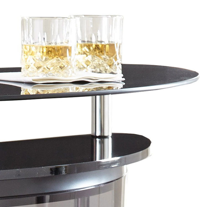 Ariana - Bar Table Or Server - Black - Premium Home Bars from Steve Silver Furniture - Just $519! Shop now at Furniture Wholesale Plus  We are the best furniture store in Nashville, Hendersonville, Goodlettsville, Madison, Antioch, Mount Juliet, Lebanon, Gallatin, Springfield, Murfreesboro, Franklin, Brentwood