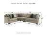 Bovarian - Sectional Set – 4 Piece Living Room Sets by Signature Design by Ashley® at Furniture Wholesale Plus , Nashville furniture store
