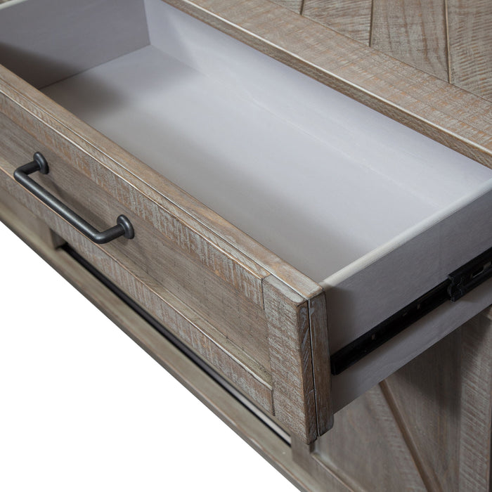 Parkland Falls - Sofa Table - Weathered Taupe – Sofa Tables by Liberty Furniture at Furniture Wholesale Plus , Nashville furniture store