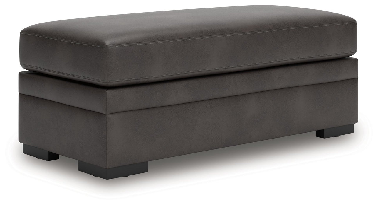 Lofton-Pike - Oversized Accent Ottoman - Shadow – Accent Ottomans by Signature Design by Ashley® at Furniture Wholesale Plus , Nashville furniture store