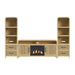 Ridgemont - 4 Piece Entertainment Unit With 70" TV Console – Entertainment Centers by Elements International at Furniture Wholesale Plus , Nashville furniture store