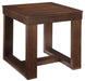 Watson - Dark Brown - Square End Table - Premium End Tables from Signature Design by Ashley® - Just $158! Shop now at Furniture Wholesale Plus  We are the best furniture store in Nashville, Hendersonville, Goodlettsville, Madison, Antioch, Mount Juliet, Lebanon, Gallatin, Springfield, Murfreesboro, Franklin, Brentwood