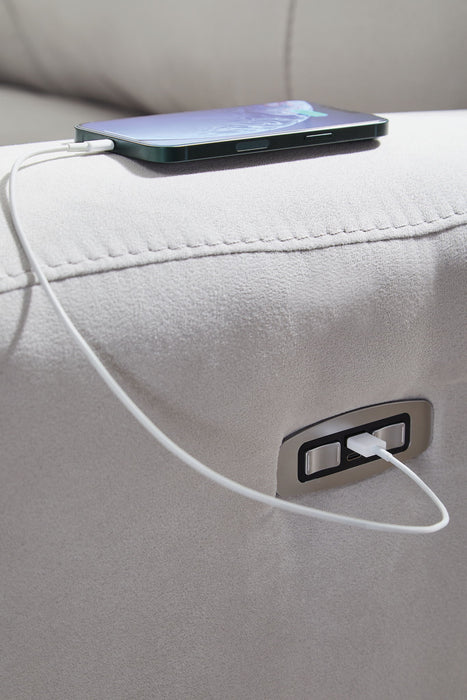 Social Pointe - Reclining Sectional – Reclining Sectionals by Signature Design by Ashley® at Furniture Wholesale Plus , Nashville furniture store