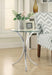 Eloise - Round Glass Top Accent Side Table - Chrome – Side Tables by CoasterEveryday at Furniture Wholesale Plus , Nashville furniture store