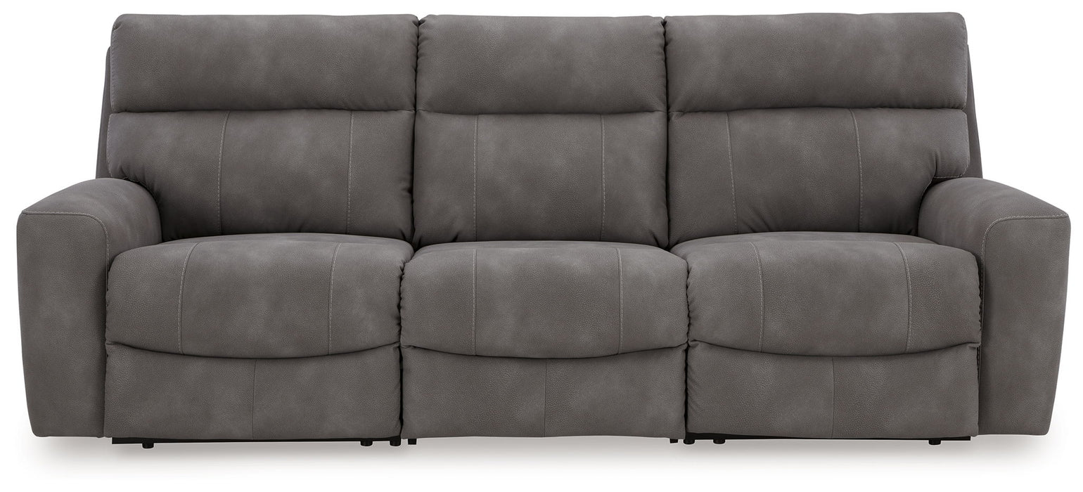 Next-Gen Durapella - Reclining Sectional – Reclining Sectionals by Signature Design by Ashley® at Furniture Wholesale Plus , Nashville furniture store