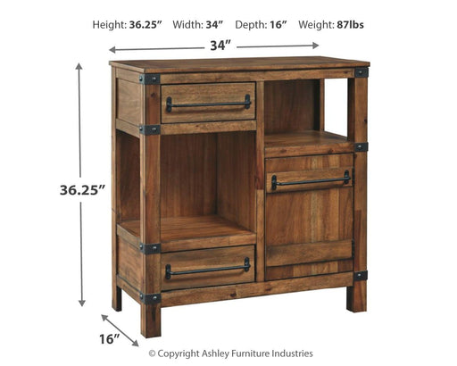 Roybeck - Light Brown / Bronze - Accent Cabinet - Premium Accent Cabinets from Signature Design by Ashley® - Just $338! Shop now at Furniture Wholesale Plus  We are the best furniture store in Nashville, Hendersonville, Goodlettsville, Madison, Antioch, Mount Juliet, Lebanon, Gallatin, Springfield, Murfreesboro, Franklin, Brentwood