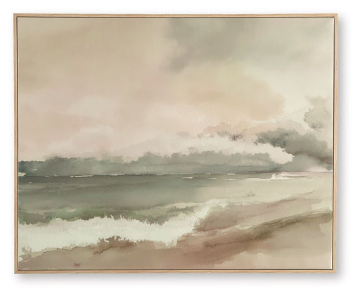 Vallus - Wall Art - Blush / Green / Gray – Canvas Art by Signature Design by Ashley® at Furniture Wholesale Plus , Nashville furniture store