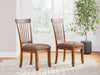 Berringer - Dining UPH Side Chair (Set of 2) - Rustic Brown – Chair Sets by Ashley® at Furniture Wholesale Plus , Nashville furniture store
