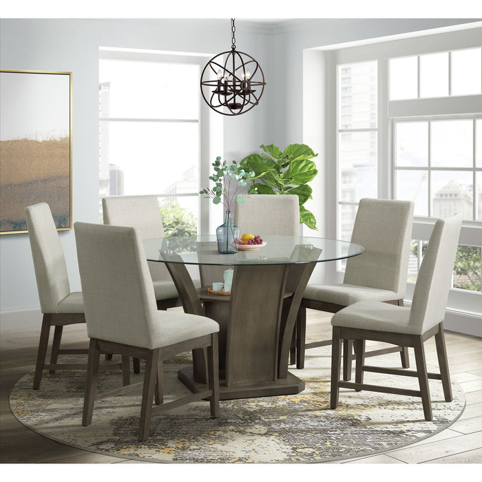 Dapper - Round Dining Table – Dining Tables by Elements International at Furniture Wholesale Plus , Nashville furniture store