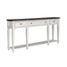 Allyson Park - Hall Table - Wirebrushed White / Charcoal – Console Tables by Liberty Furniture at Furniture Wholesale Plus , Nashville furniture store