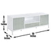 Mirage - TV Cabinet - White – TV Stands by Steve Silver Furniture at Furniture Wholesale Plus , Nashville furniture store