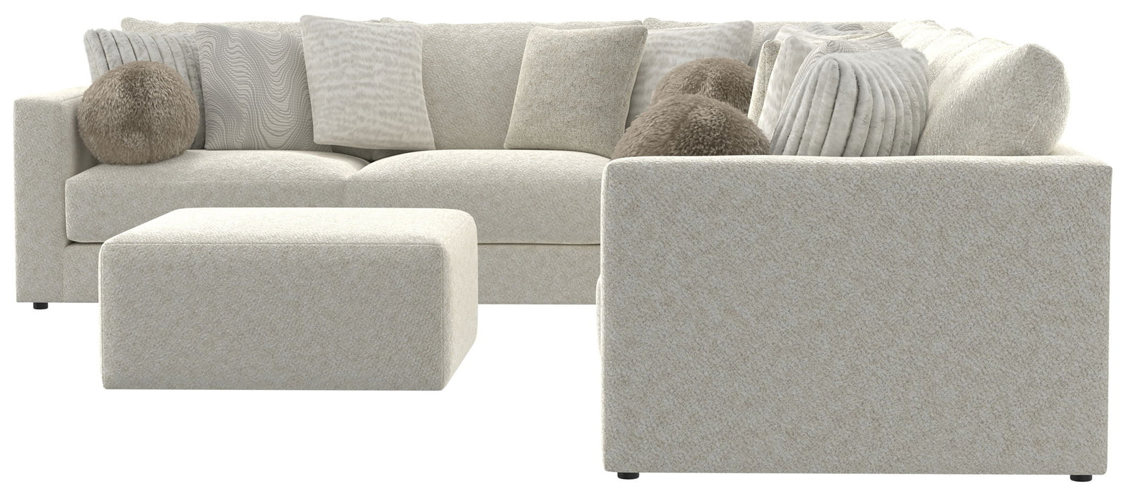 Ritzy - Modular Sofa And Included Cocktail Ottoman – 2 Piece Living Room Sets by Jackson at Furniture Wholesale Plus , Nashville furniture store