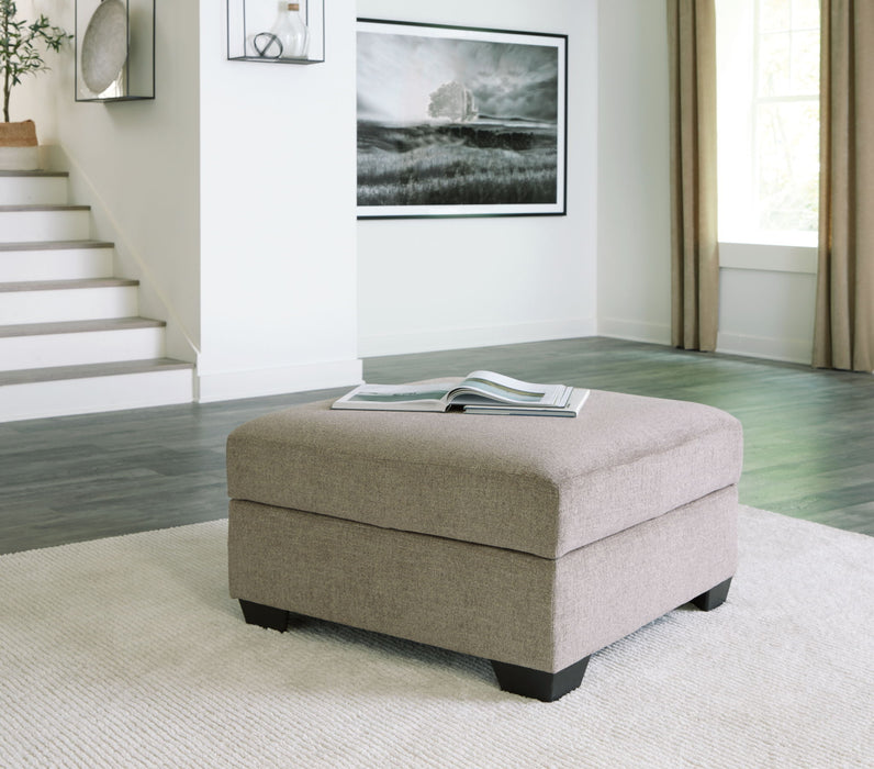 Creswell - Ottoman With Storage - Stone – Storage Ottomans by Signature Design by Ashley® at Furniture Wholesale Plus , Nashville furniture store