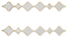 Harriswood - Accent Mirror Set (Set of 2) - Gold Finish – Accent Mirrors by Signature Design by Ashley® at Furniture Wholesale Plus , Nashville furniture store