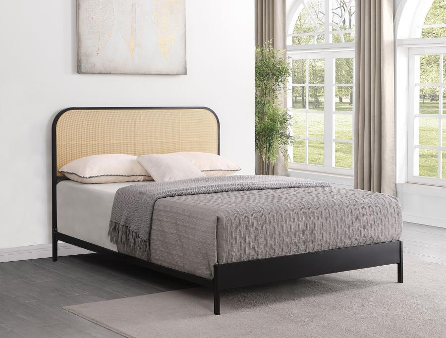Amherst - Radio Weave Rattan Metal Bed – Panel Beds by Coaster Fine Furniture at Furniture Wholesale Plus , Nashville furniture store