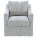 Winter - Upholstered Sloped Arm Accent Swivel Chair - Premium Swivel Chairs from Coaster Fine Furniture - Just $549! Shop now at Furniture Wholesale Plus  We are the best furniture store in Nashville, Hendersonville, Goodlettsville, Madison, Antioch, Mount Juliet, Lebanon, Gallatin, Springfield, Murfreesboro, Franklin, Brentwood