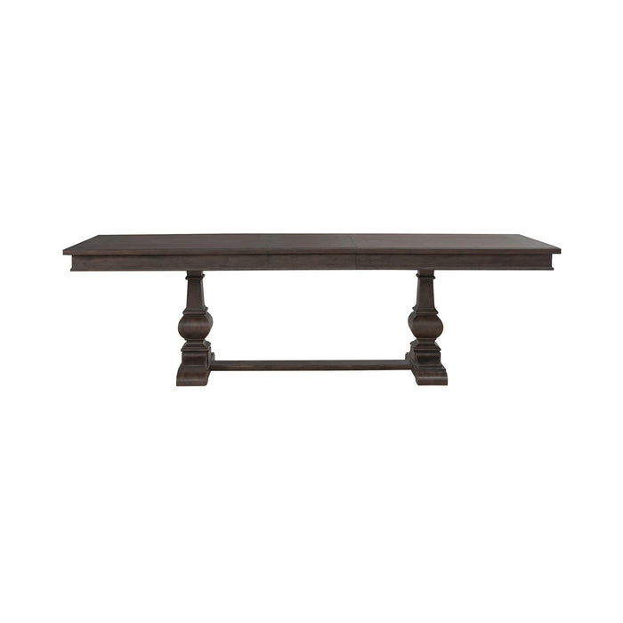 Paradise Valley - Trestle Table - Saddle Brown – Dining Tables by Liberty Furniture at Furniture Wholesale Plus , Nashville furniture store