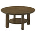 Ottowa - Round Wood Table With Shelf – End Tables by Coaster Fine Furniture at Furniture Wholesale Plus , Nashville furniture store