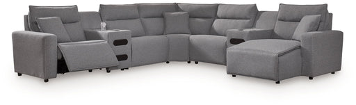 Modmax II - Reclining Sectional - Salt And Pepper – Reclining Sectionals by Signature Design by Ashley® at Furniture Wholesale Plus , Nashville furniture store