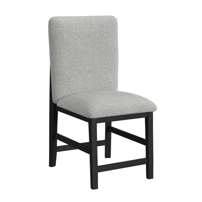 Portland - Square Back Counter Stool (Set of 2) - Black / Gray – Stool Sets by Elements International at Furniture Wholesale Plus , Nashville furniture store