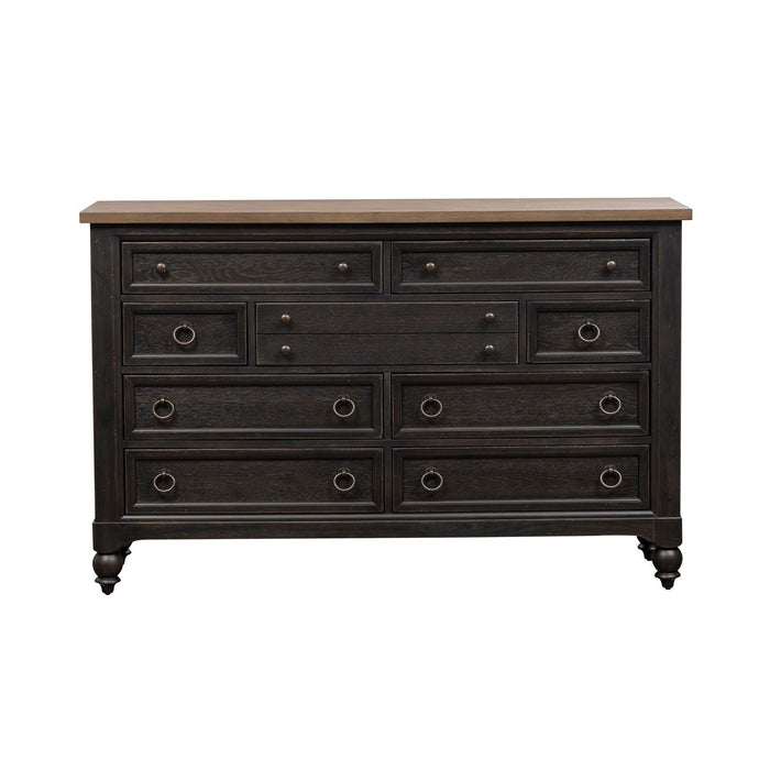 Americana Farmhouse - 9 Drawer Dresser – Dressers by Liberty Furniture at Furniture Wholesale Plus , Nashville furniture store